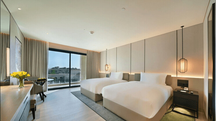 Pool View Room with Balcony (New Wing) - Twin Beds 